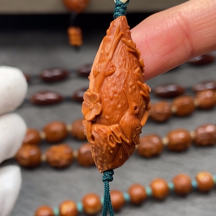 橄榄核手串/手链腊梅报喜单子