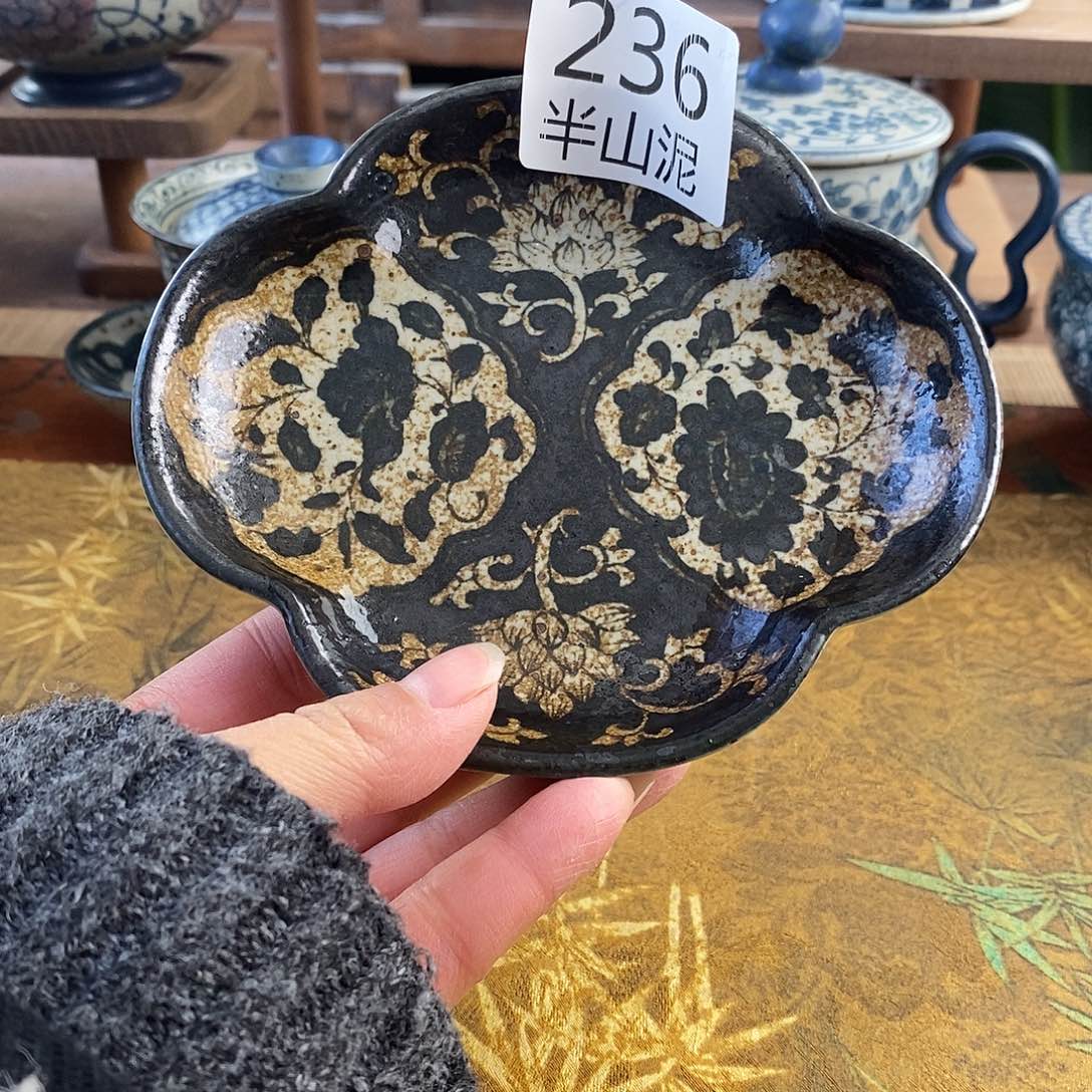 陶手工手绘青花高温陶瓷