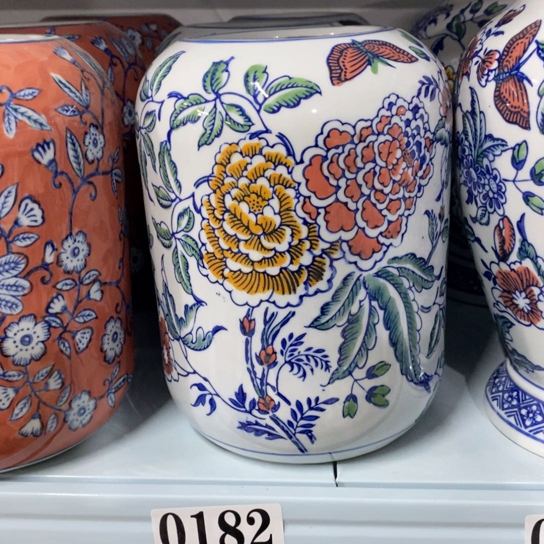 瓶直筒花瓶摆件……
