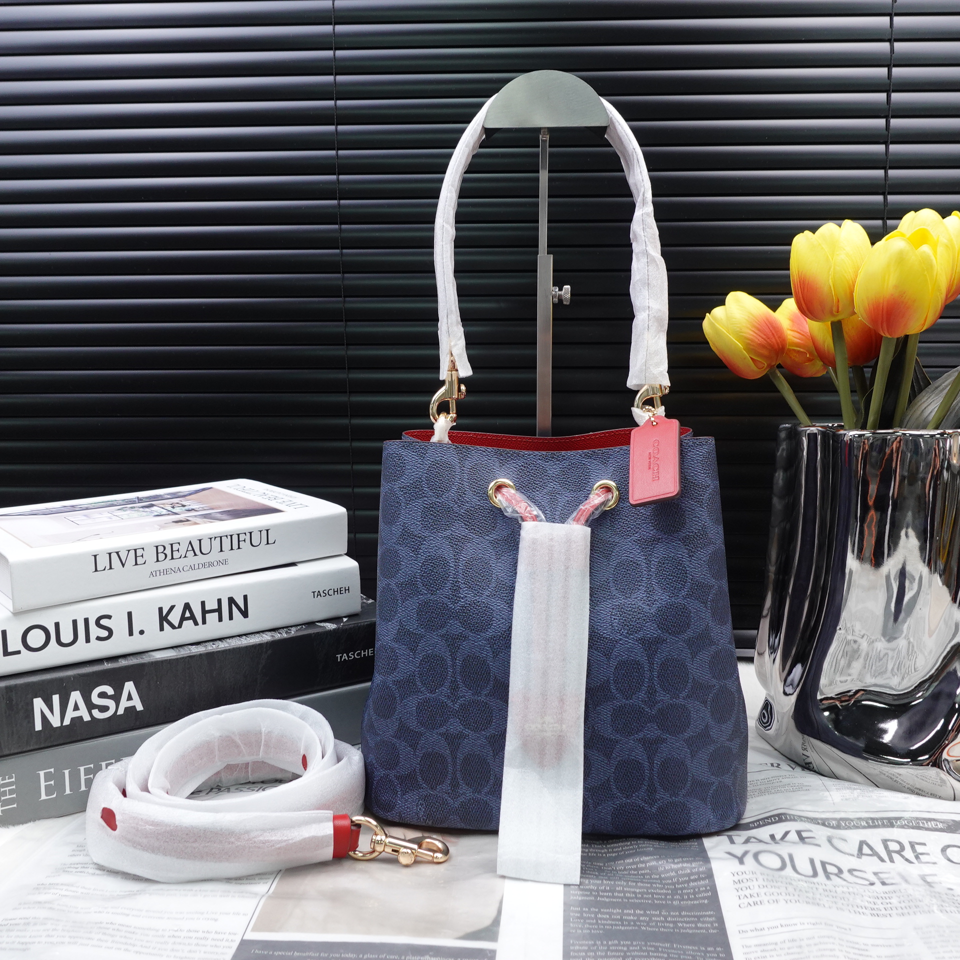 95新 COACH/蔻驰 单肩包/T10310760