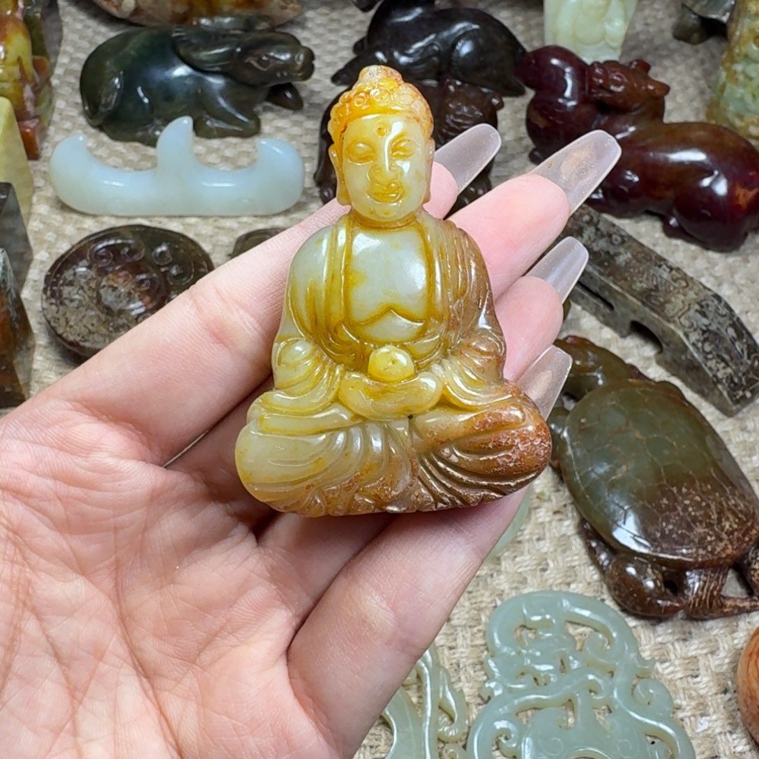 白玉菩提吊坠挂件