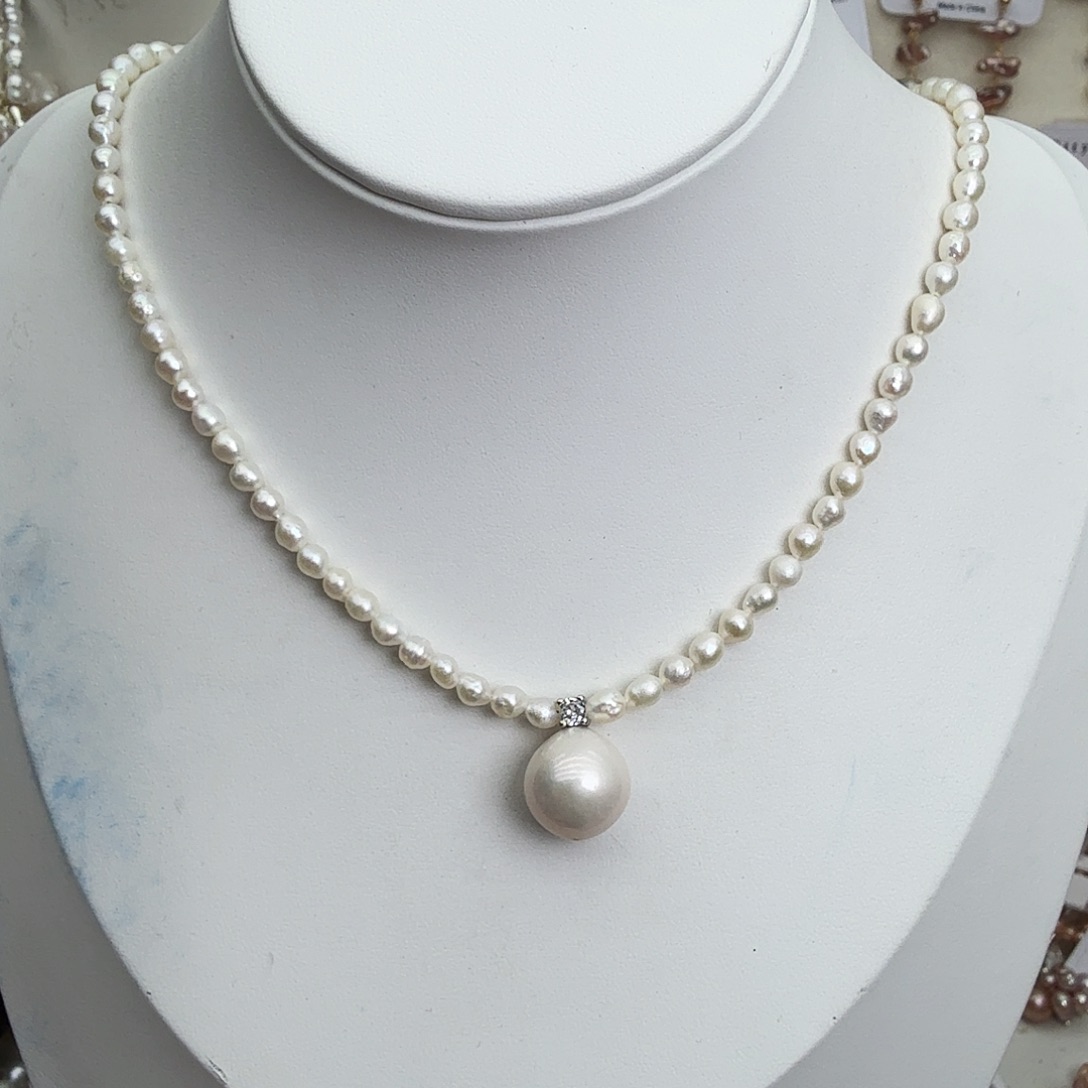 颈饰淡水珍珠未镶嵌