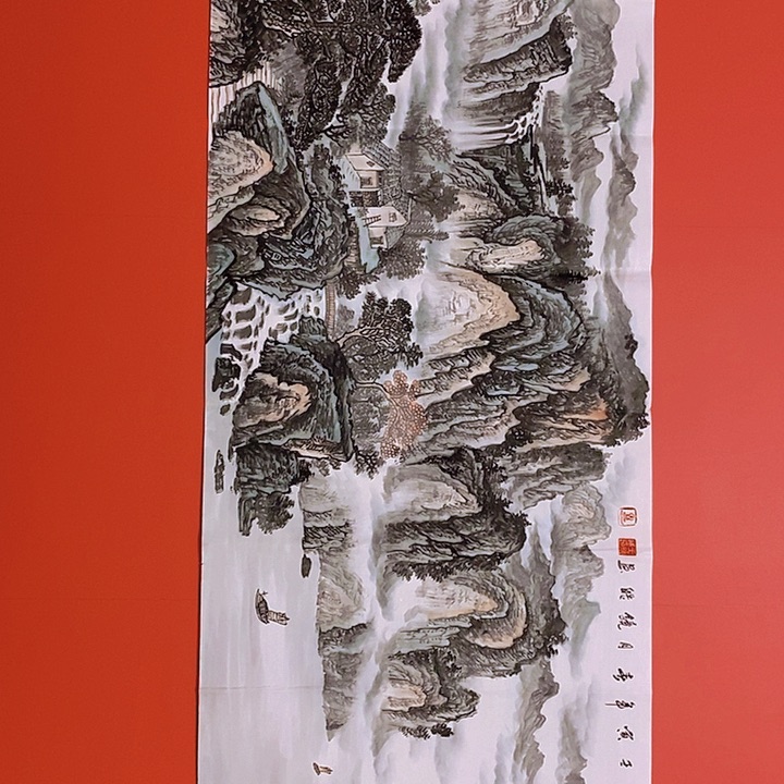 国画山水花鸟字画书画国画