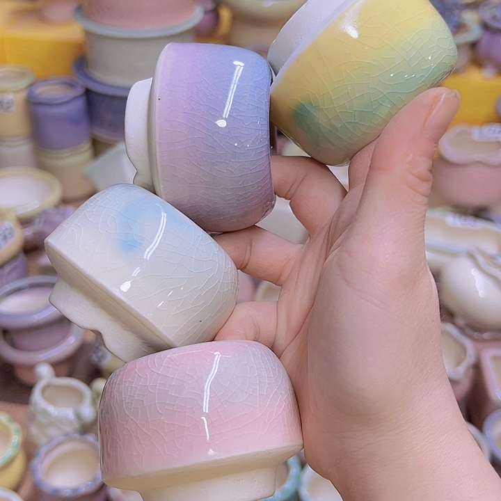 红陶陶瓷花盆单场满12包邮