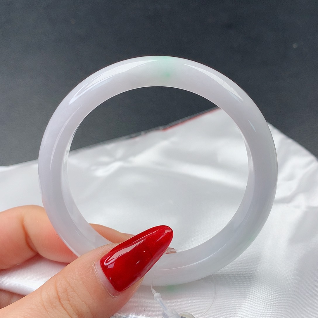 翡翠手镯未镶嵌14正56