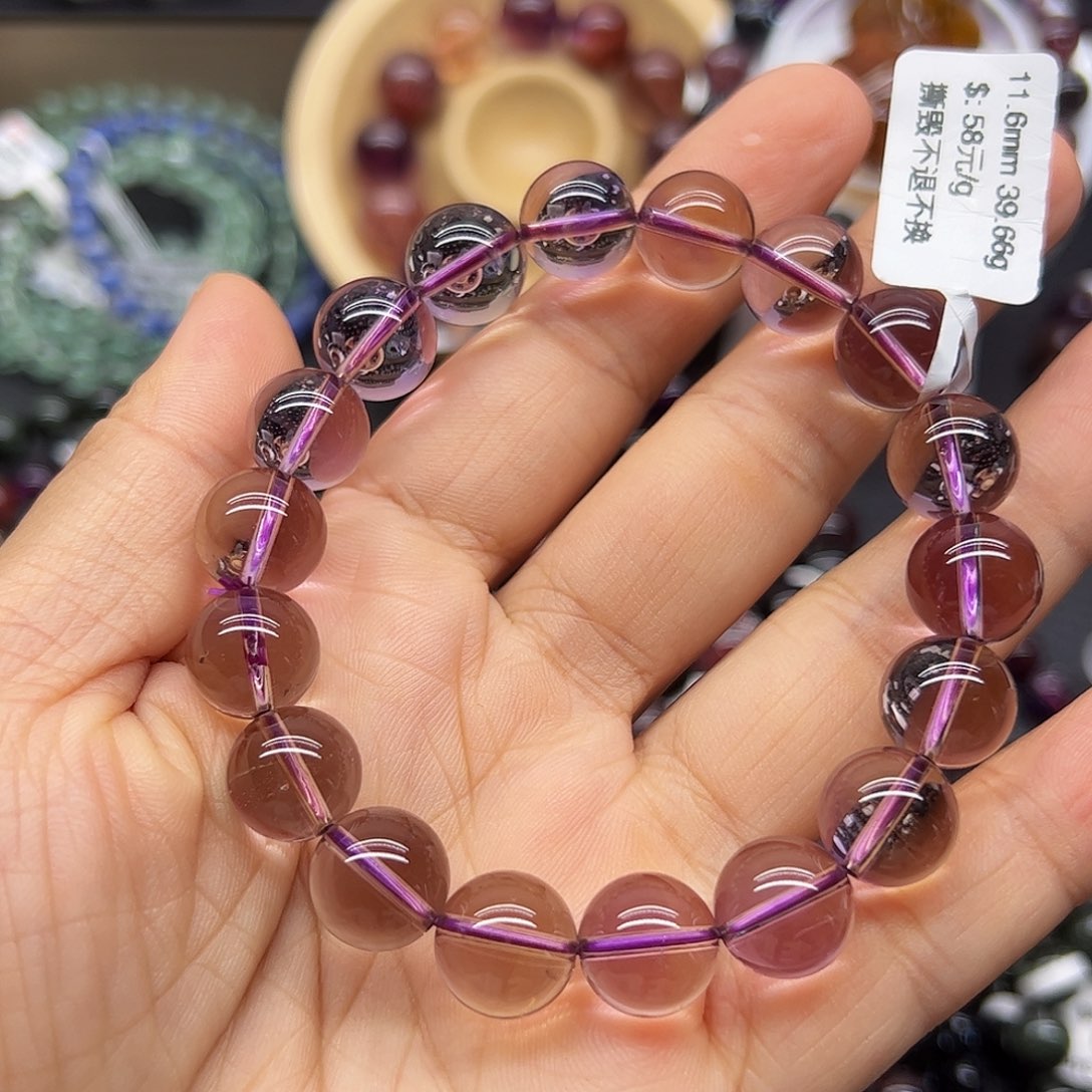 水晶未镶嵌手链手链