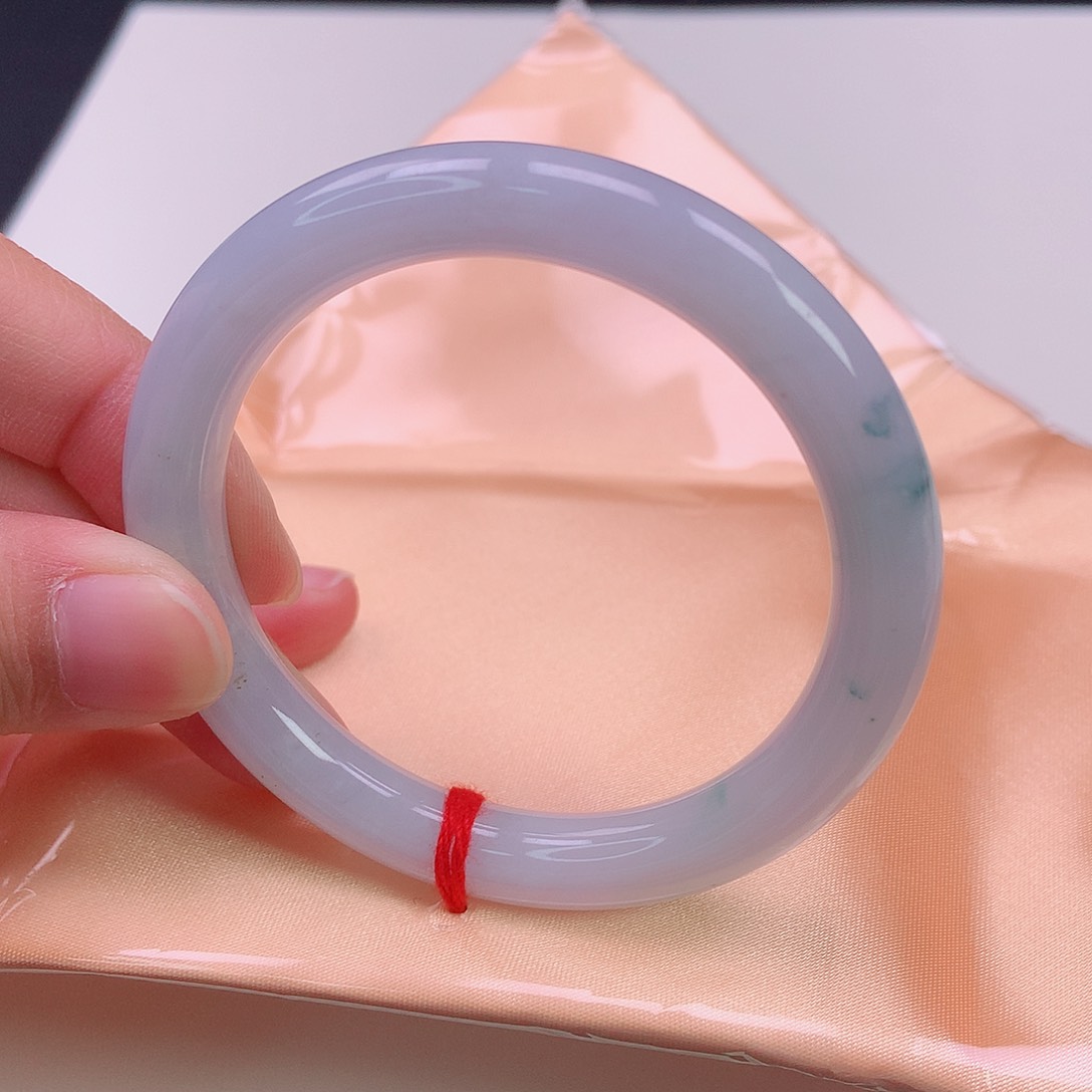 翡翠手镯未镶嵌52圆条