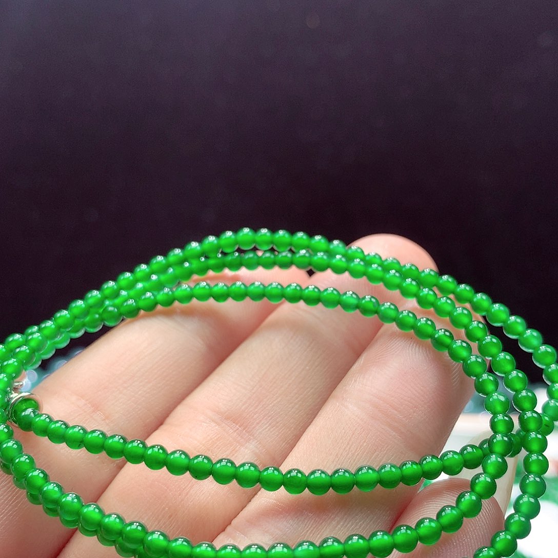 翡翠手链未镶嵌项链