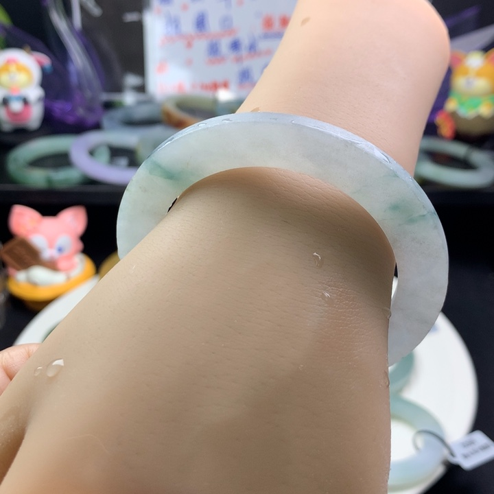 定制翡翠叮当镯未镶嵌54/61