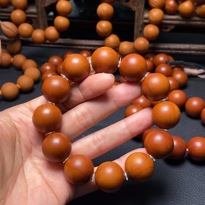 手串橄榄核1.85尺寸树王光珠全品