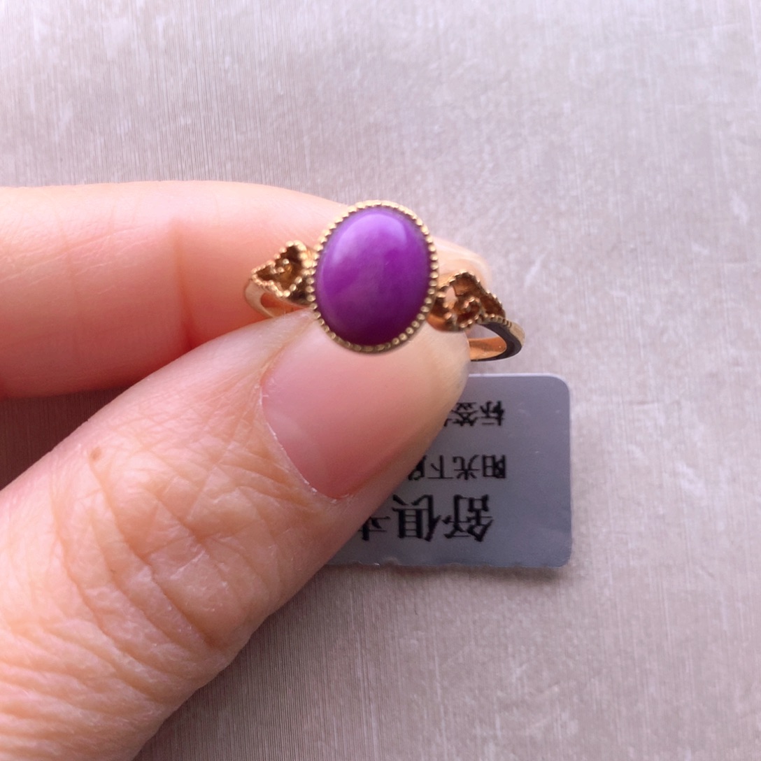 苏纪石（舒俱来）18K金镶嵌戒指