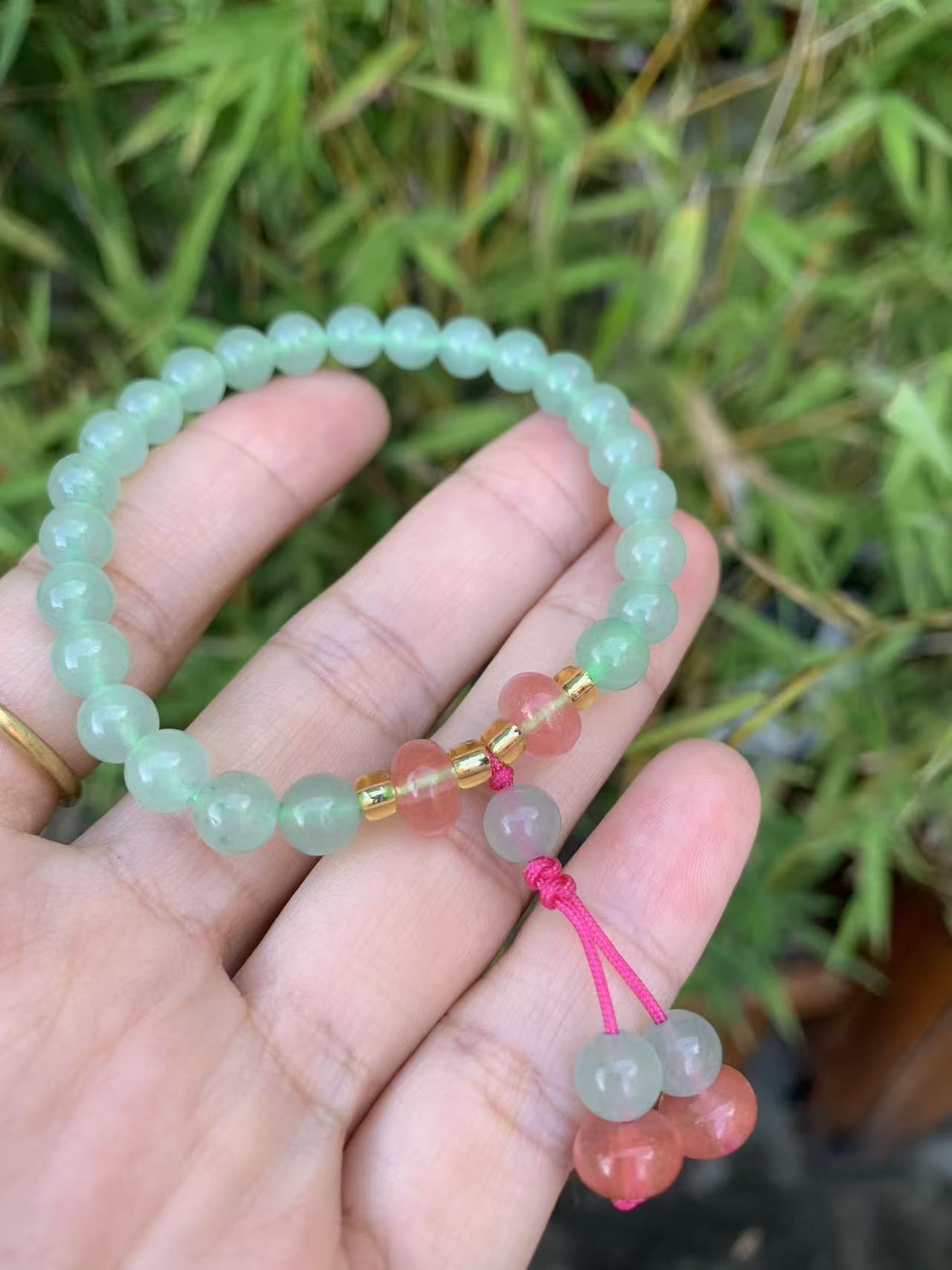 缅翠淘玉之行1天然玉髓玛瑙手串