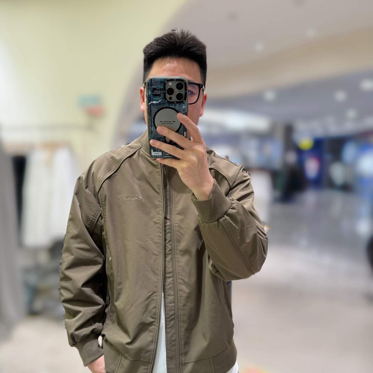 2025秋季新款棒球领休闲宽松飞行员外观夹克外套男士潮品617