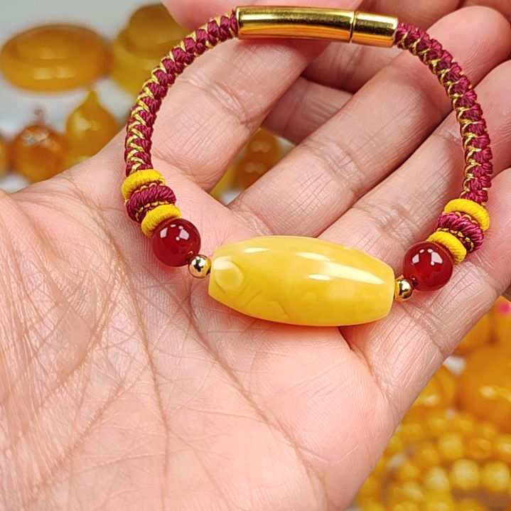 蜜蜡手链未镶嵌手链