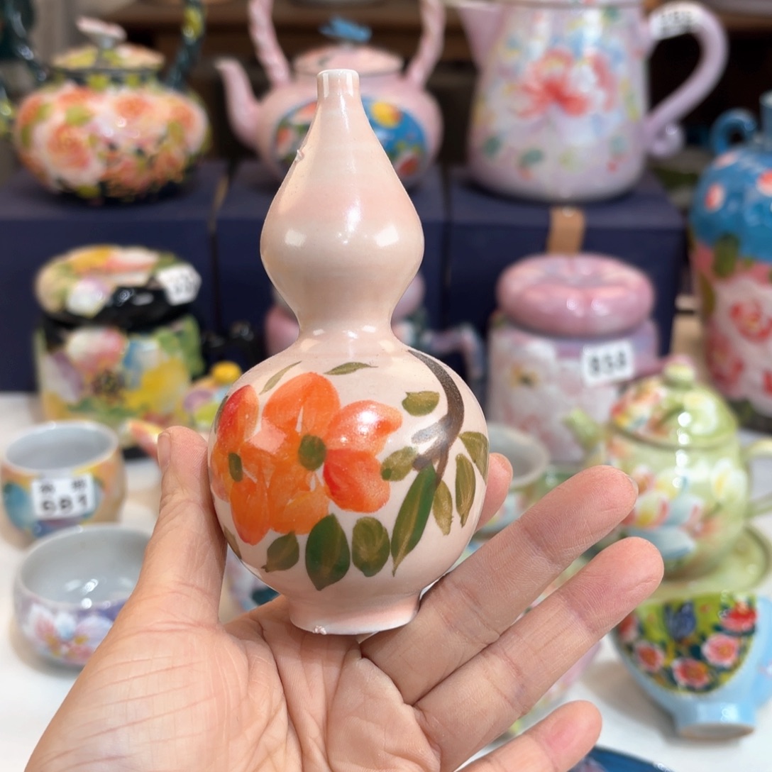 景德镇手绘高温釉下彩陶瓷茶具