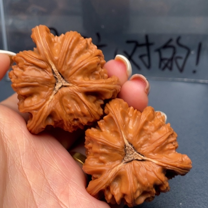 洋****吊坠文玩核桃白狮子