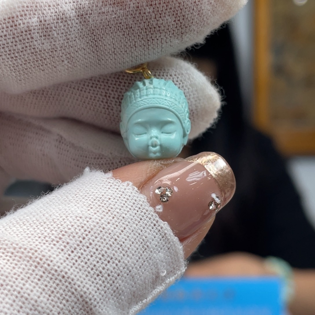 未镶嵌绿松石挂件