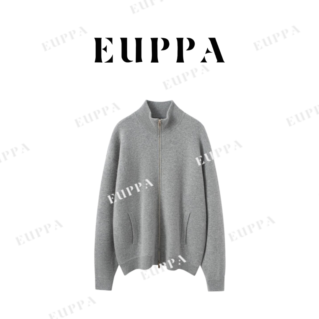 【加厚加密】纯羊绒衫750克12针2股空气层开衫QHWSY-W871