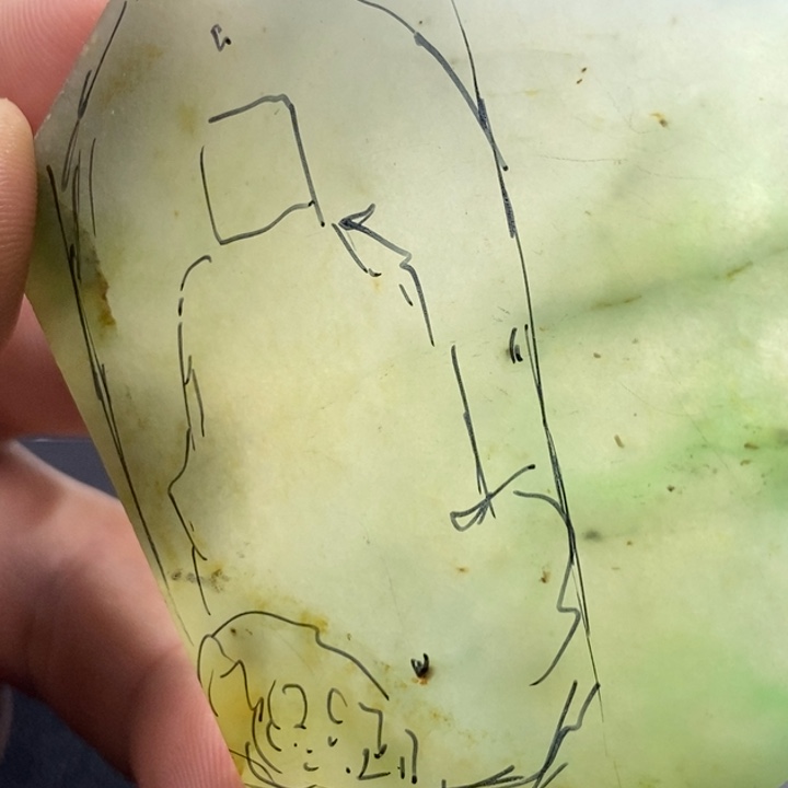 定制翡翠未镶嵌包工