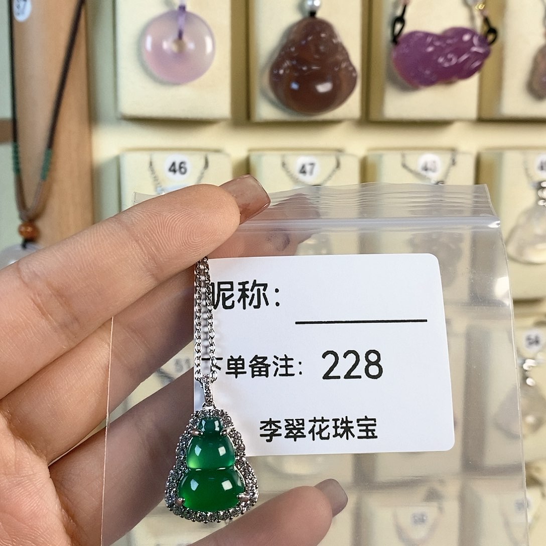 玛瑙/玉髓颈饰钛钢L**a