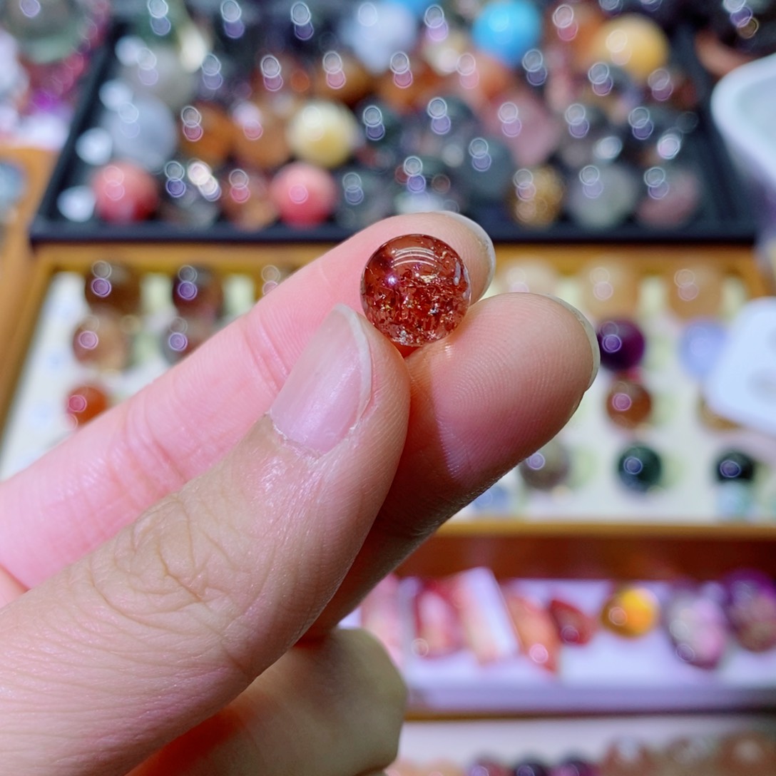 单珠，未镶嵌水晶8**L