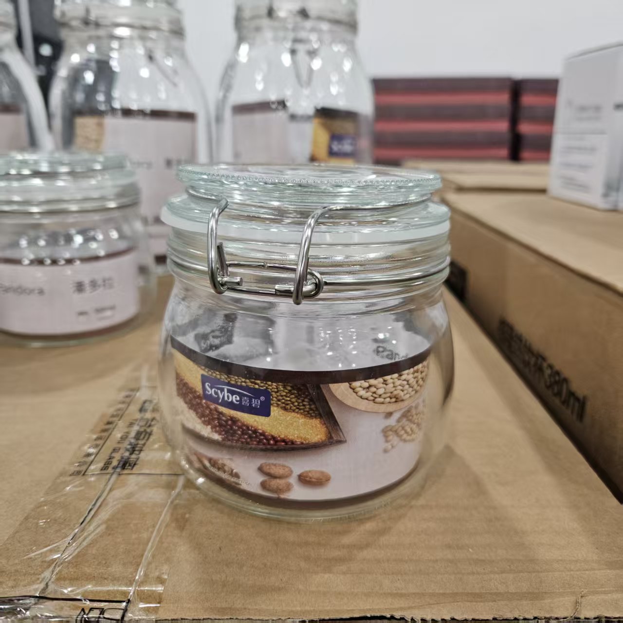 【500ml】摩瑟家居【scybe潘多拉储藏瓶500ml】HAZC