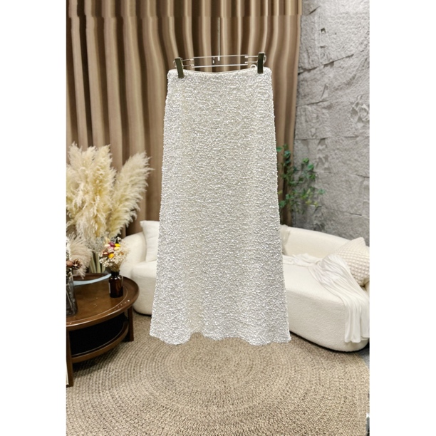 JOJO MUSE新款高级绒面亮片半身裙