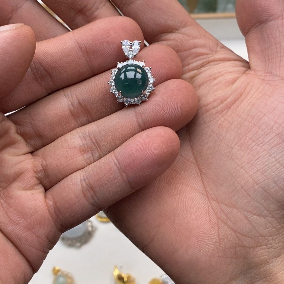 翡翠未镶嵌手链天然a货翡翠16