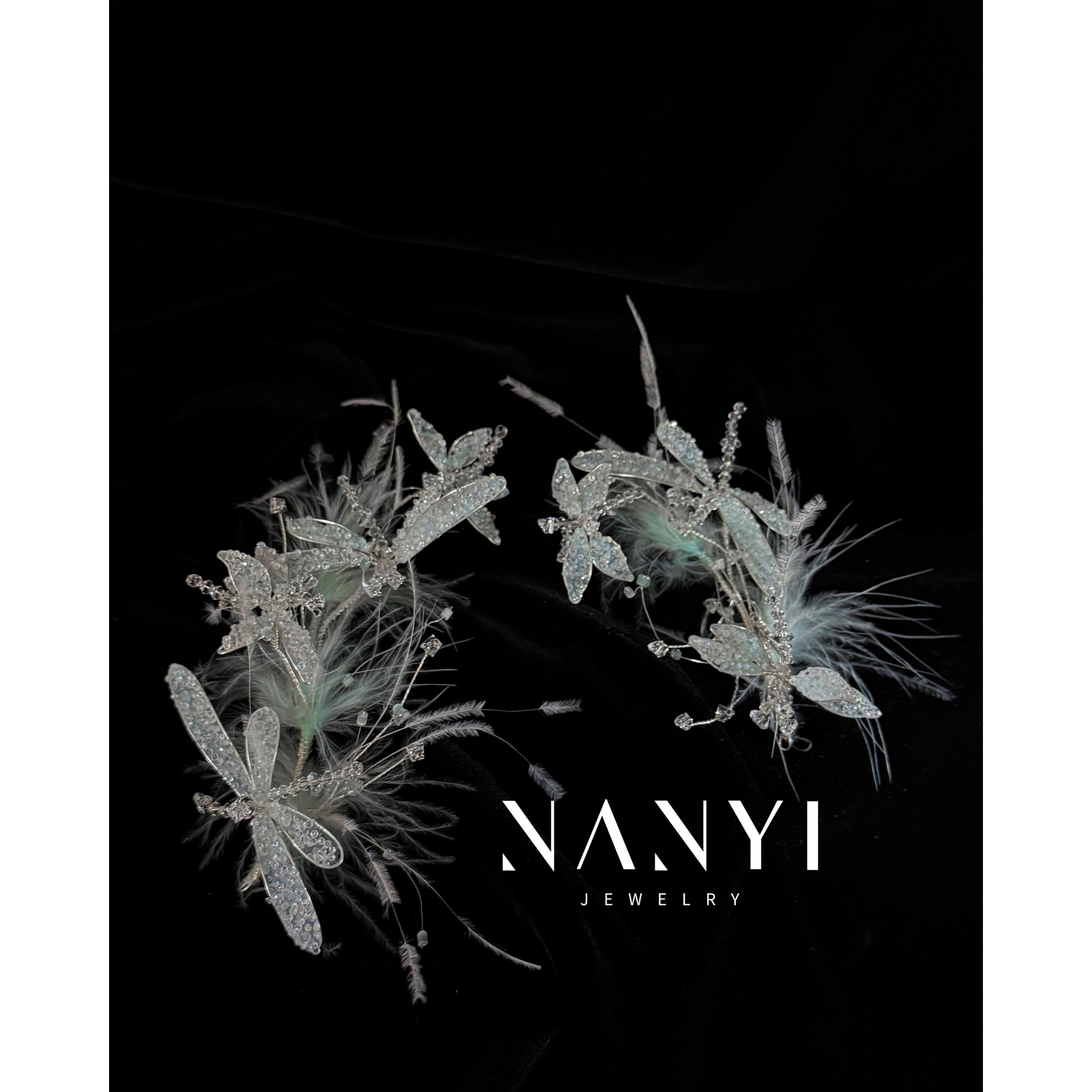 南一｜夏日“森系精灵”新娘侧边耳挂多用款