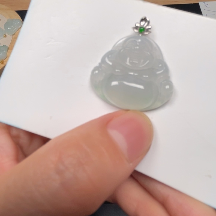 翡翠未镶嵌吊坠(不含链)翡翠