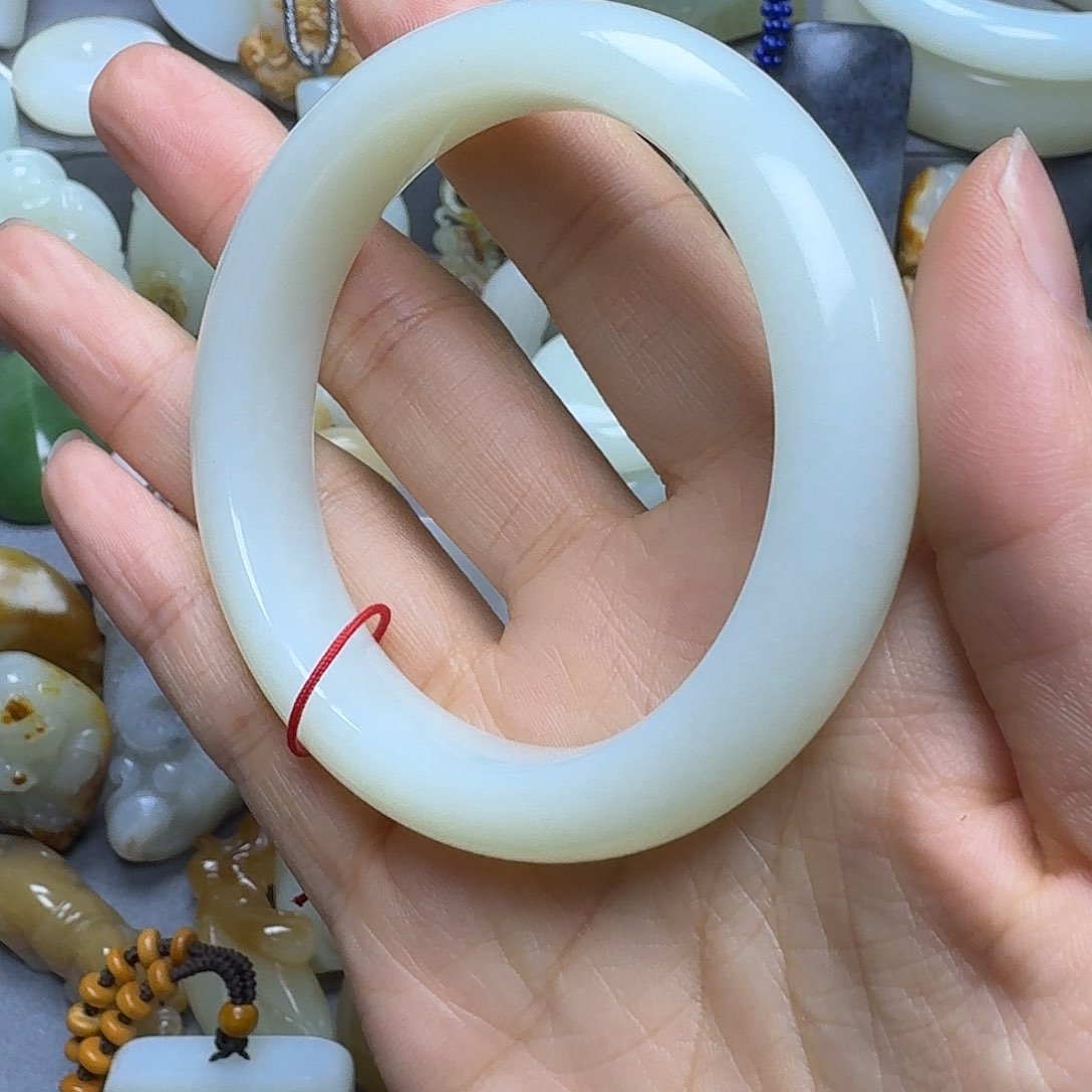 和田玉手链未镶嵌15