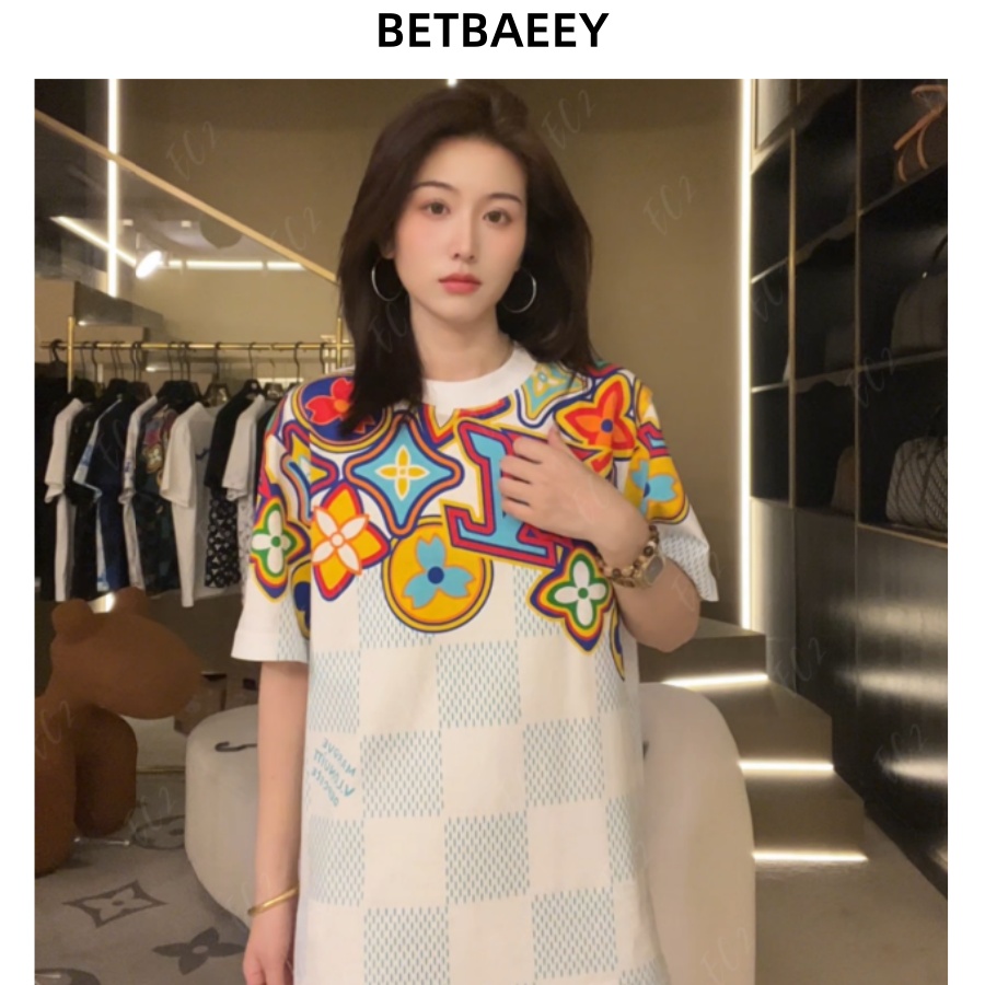 【高端定制】25年夏季新款男女潮牌时尚休闲宽松圆领短袖T恤0053