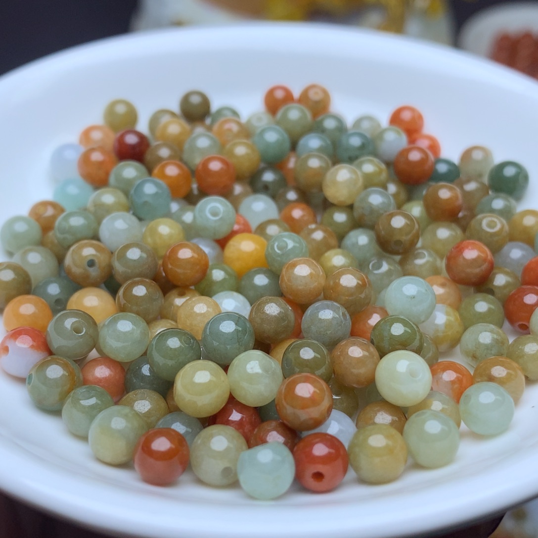 【闪购商品】翡翠手链未镶嵌卡6鸳鸯多宝50个