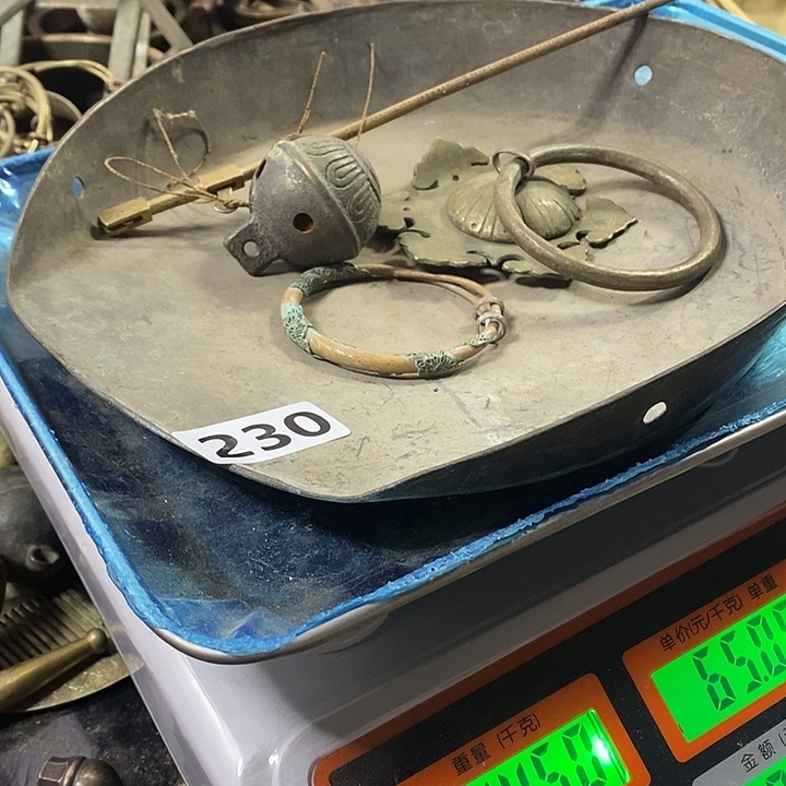 双***双闪电购铜摆件工艺品230