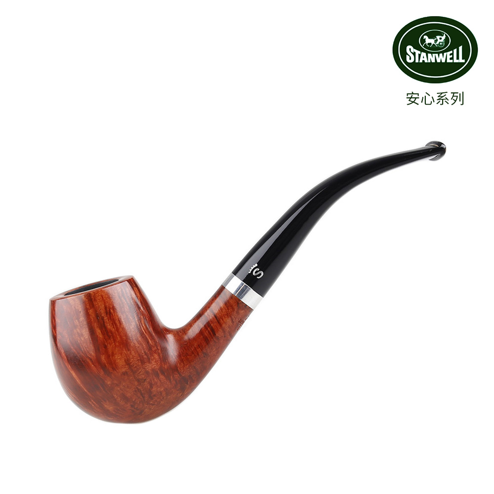丹麦STANWELL史丹威安心Relie83石楠木烟斗浅色光面