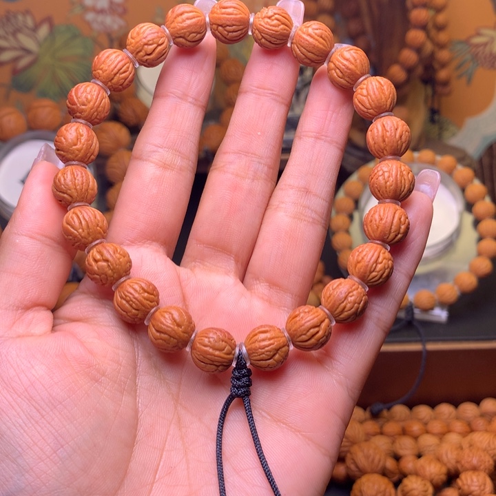 桃核吊坠随***•桃核手串