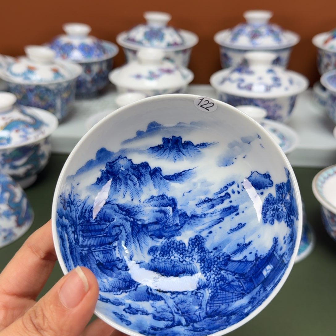 沙沙手工手绘茶具122