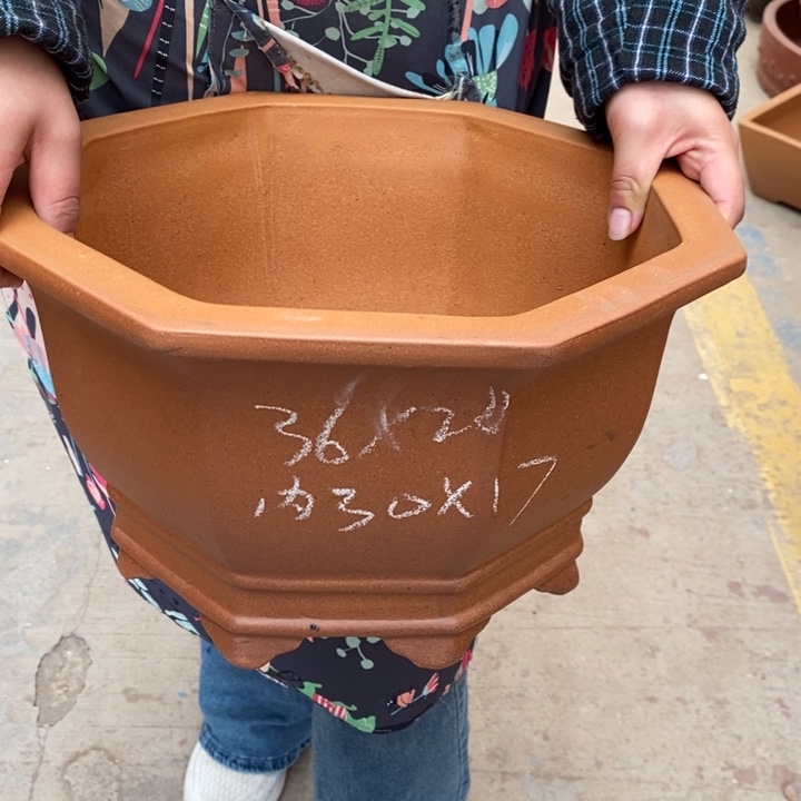 紫砂花盆自己家里人民