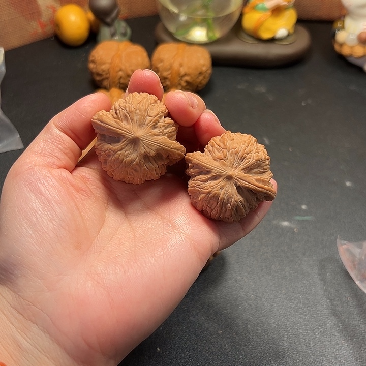 文玩核桃把件磨盘40