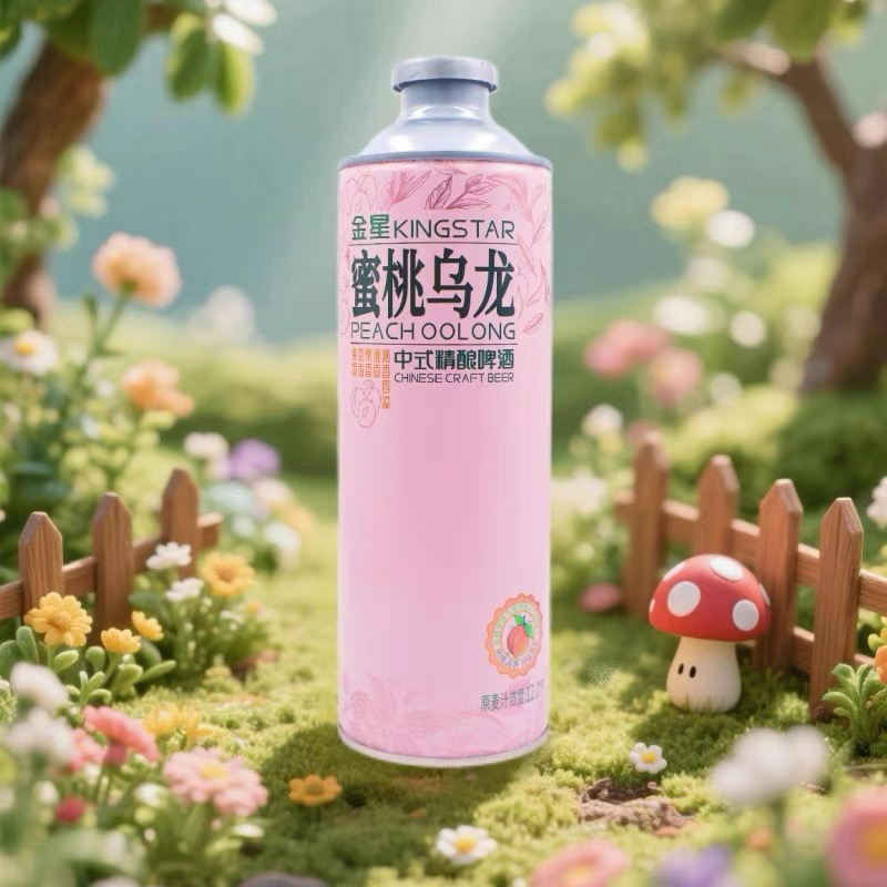 金星 蜜桃乌龙精酿啤酒 1L/桶