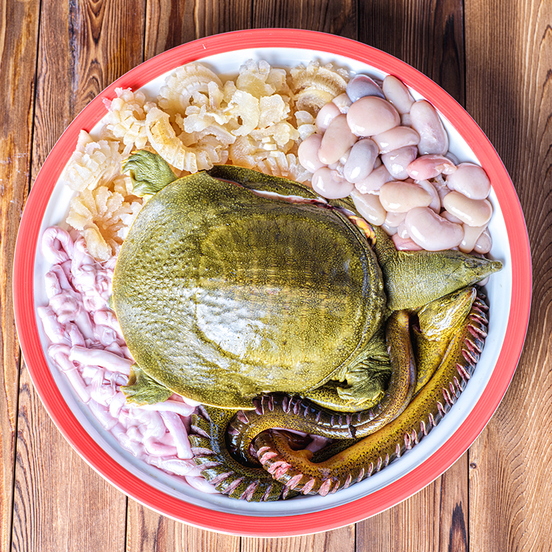 大五荤预制菜小姚俏巴甲鱼鸡腰子猪骨髓牛鞭蚌埠菜徽菜特色菜