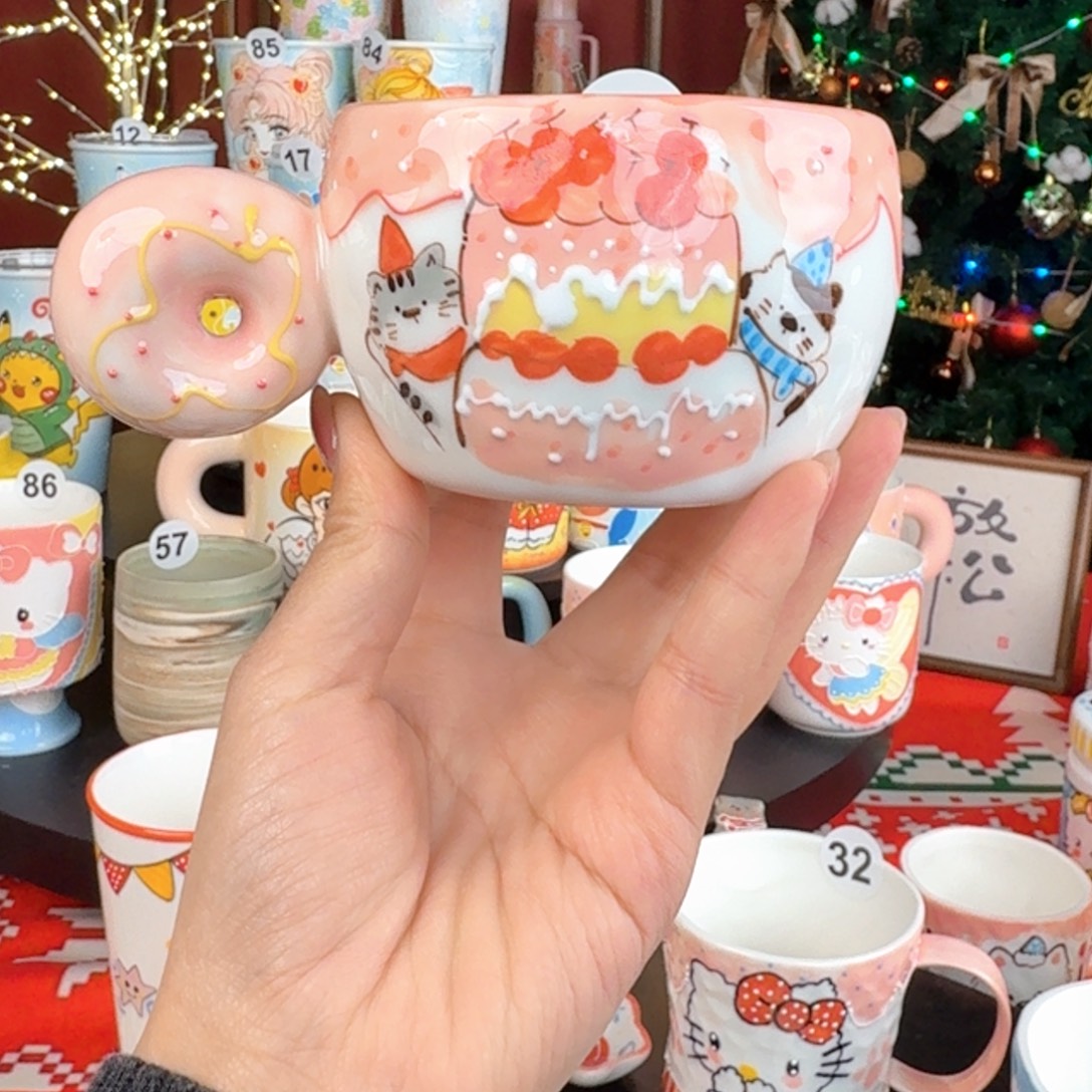 陶景德镇手绘高温釉下彩