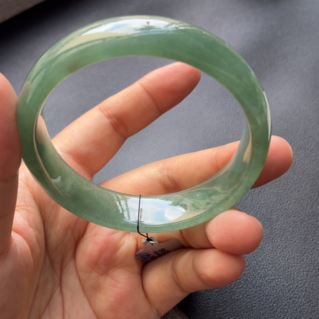 翡翠未镶嵌手镯天然