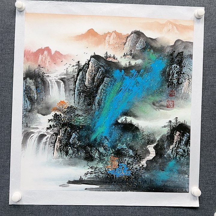 国画书画作品多次