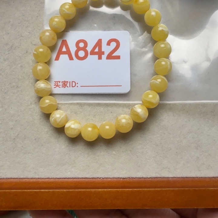 琥珀未镶嵌手串琥珀蜜蜡手串8mm+