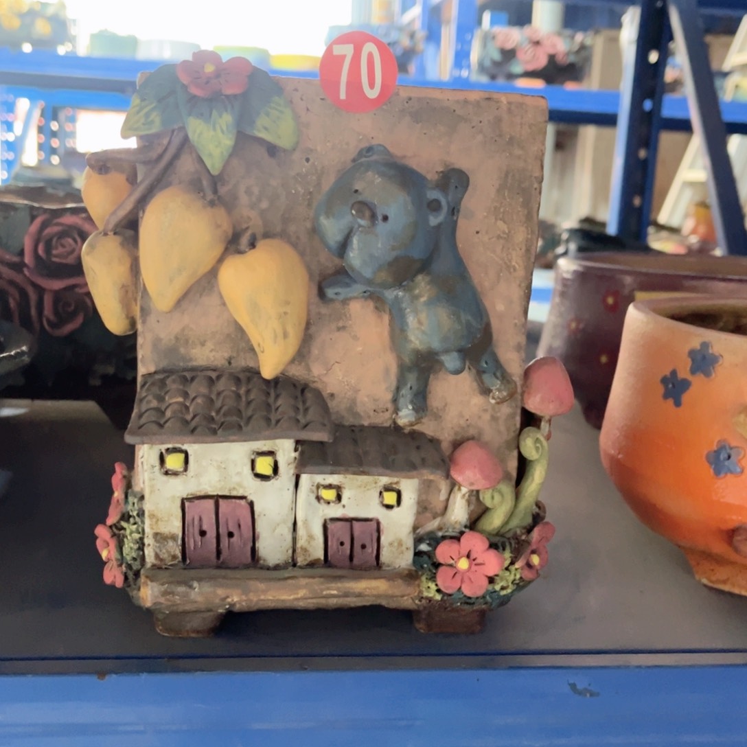 陶瓷微瑕70 号陶然花盆