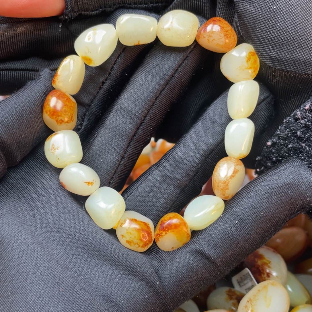 和田玉手链未镶嵌