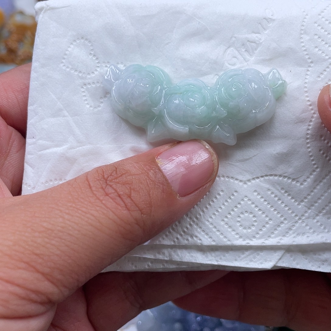 颈饰未镶嵌翡翠翡玉缘翡翠