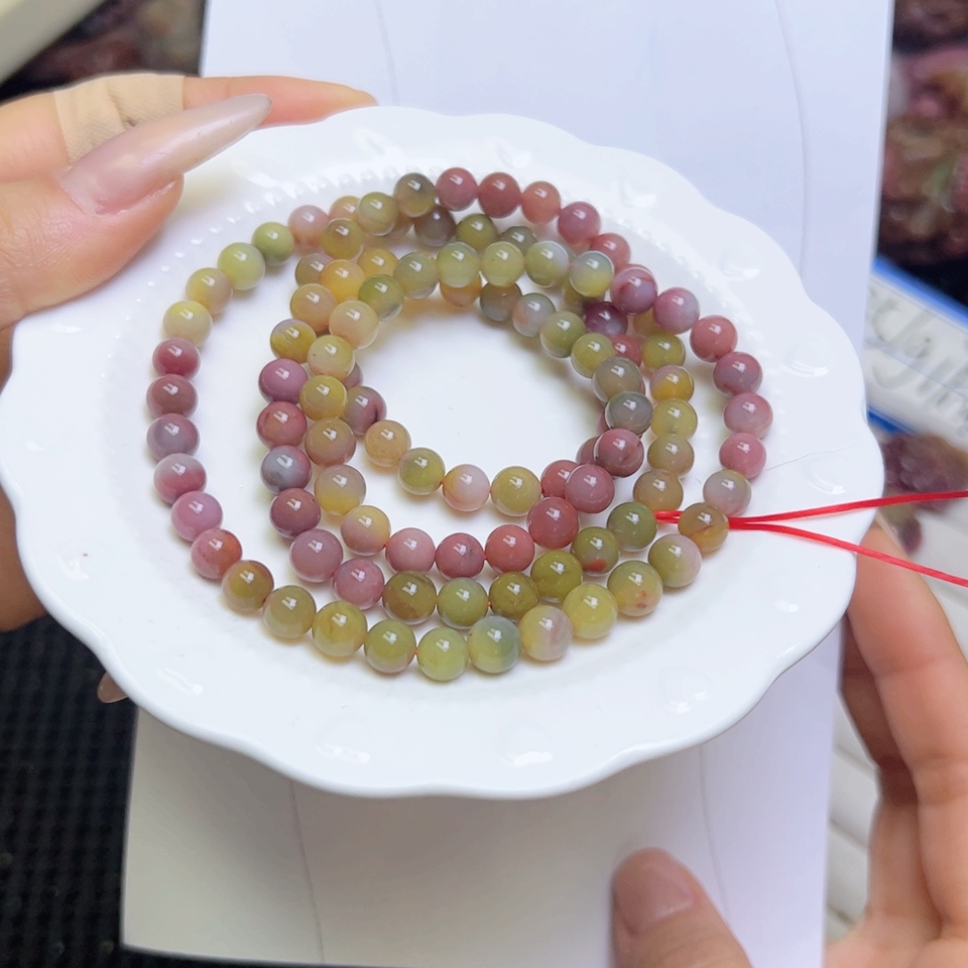 玛瑙/玉髓未镶嵌定制手串