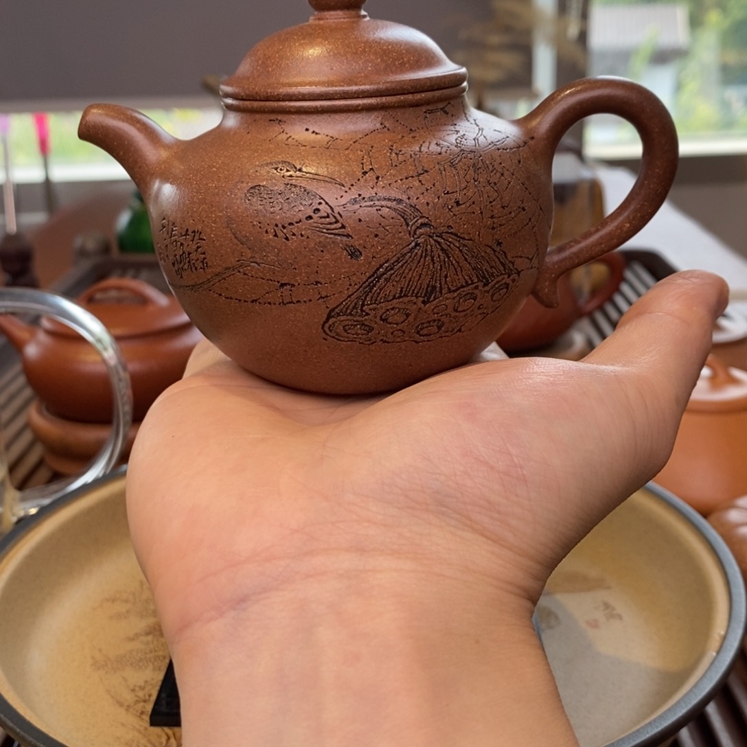 茶壶紫砂鲁娜桂花砂莲子